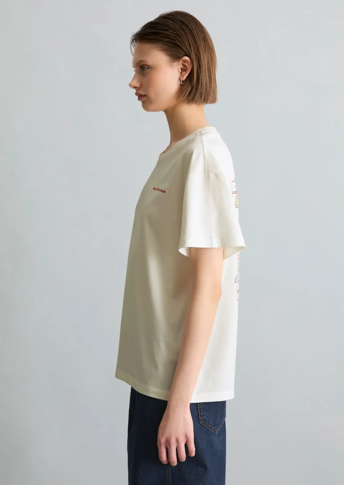 Crayfish Capsule T-Shirt, Backprint, Normal Fit aus Basic Single Jersey