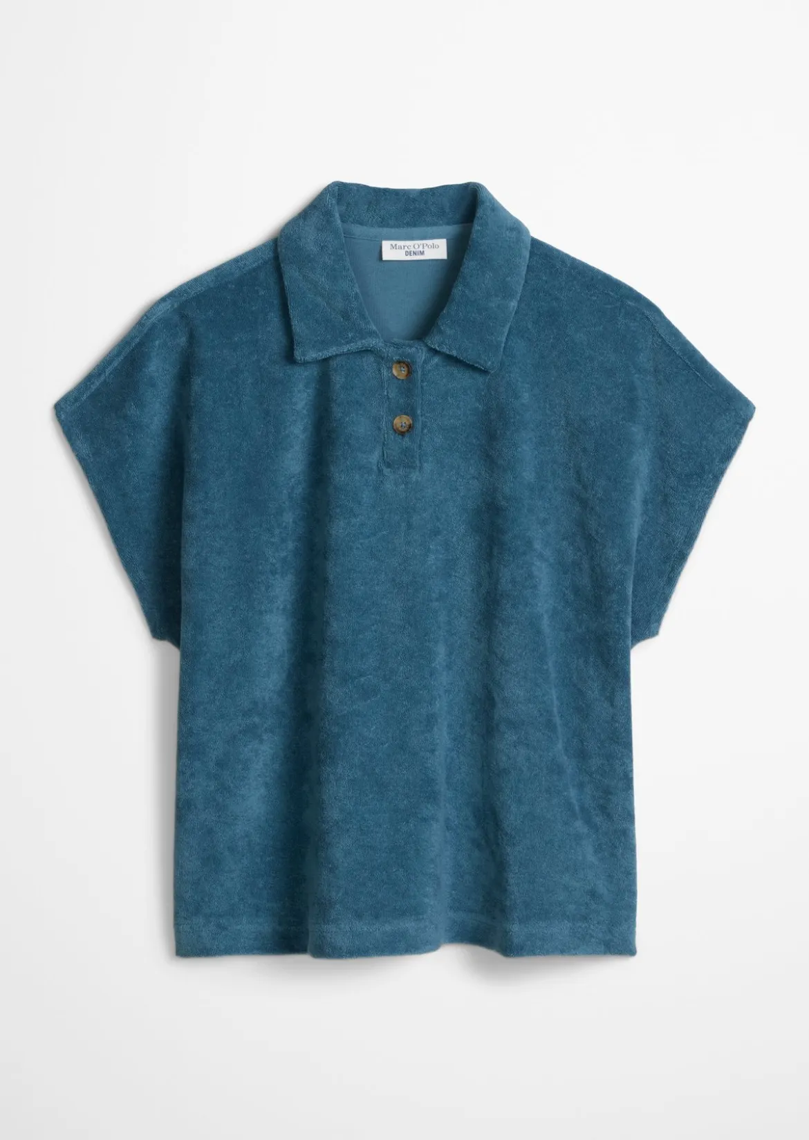DfC Frottee-Poloshirt relaxed aus Organic Cotton