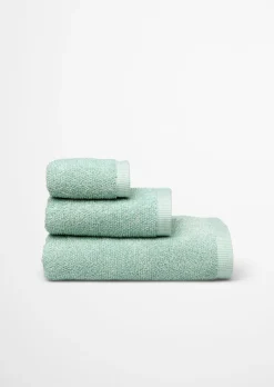 Gästehandtuch Model Timeless Melange aus reiner Bio-Baumwolle