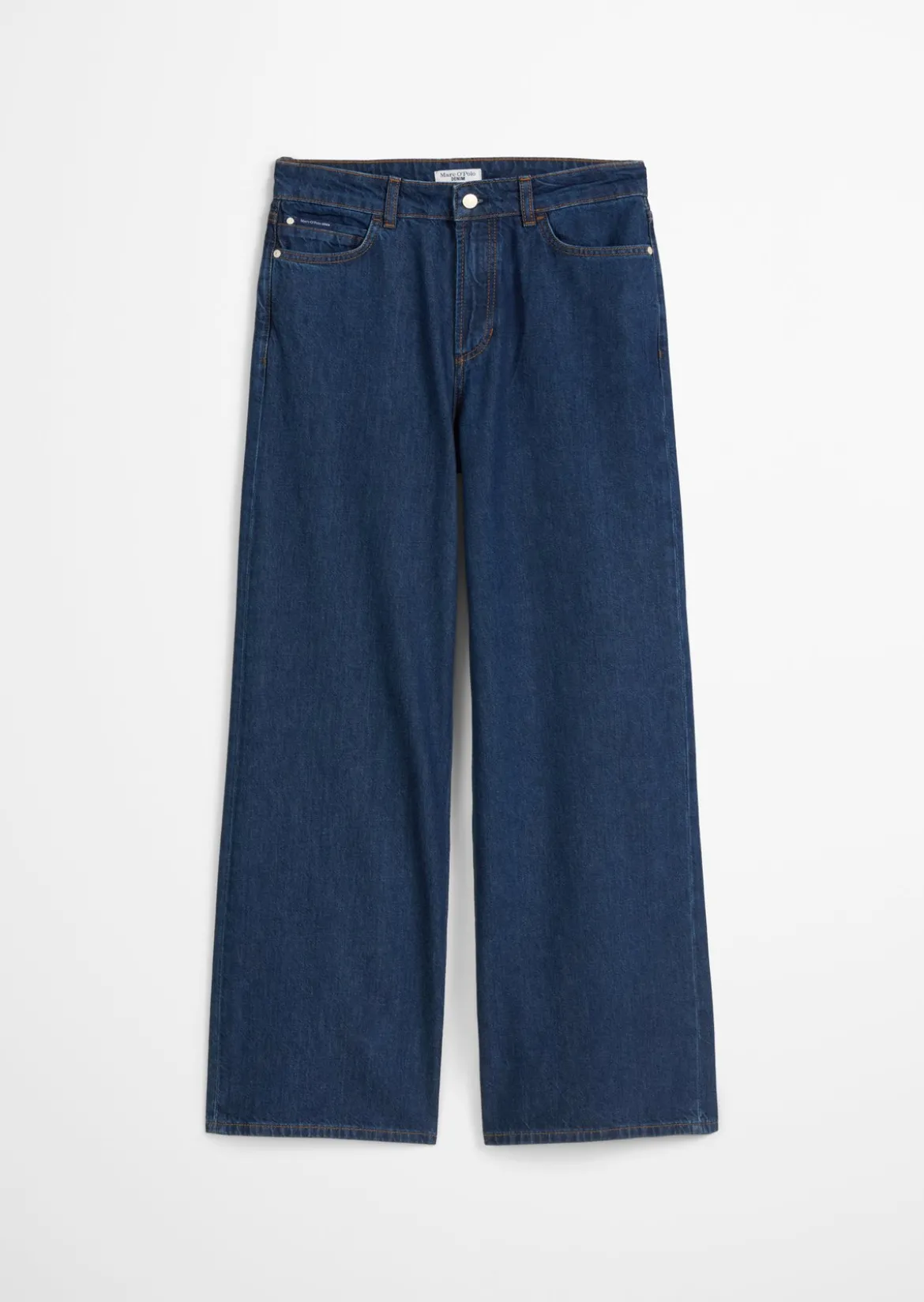 Jeans Model Anjo wide aus Rigid Denim ohne Elasthan