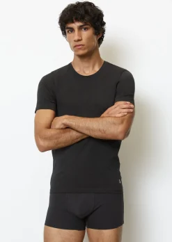 Lounge-T-Shirt mit Rundhalsausschnitt im 2er Set