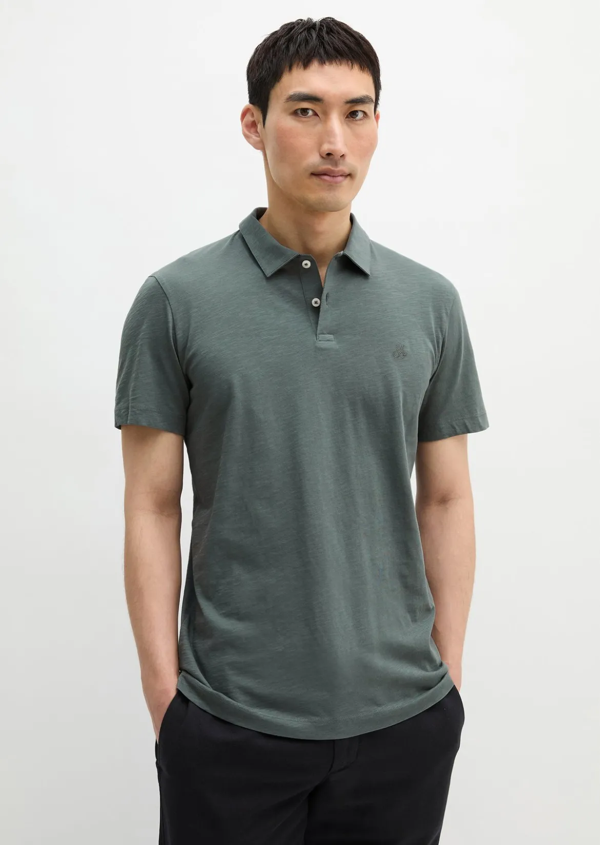 Poloshirt Jersey slim aus reiner Bio-Baumwolle