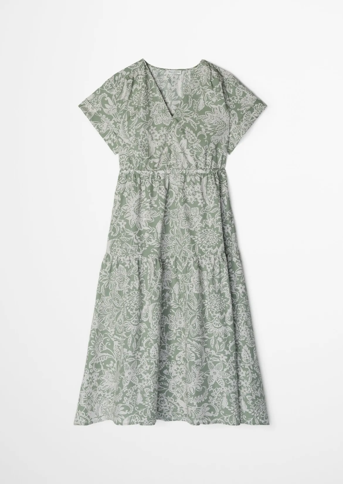 Sommerkleid loose aus bedrucktem Light-Popeline