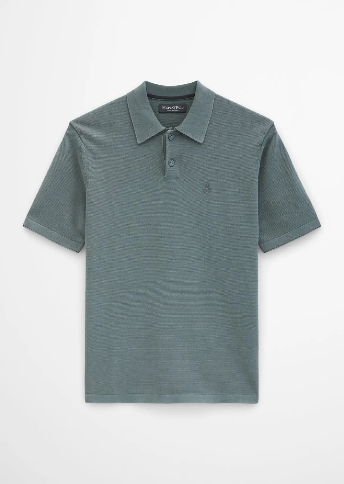 Strick-Poloshirt regular aus zertifizierter Bio-Baumwolle
