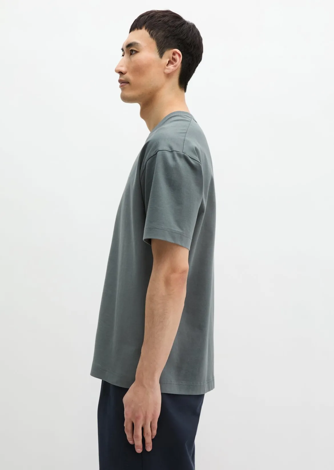 T-Shirt relaxed aus schwerem Bio-Baumwoll-Jersey